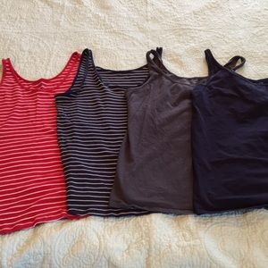 Lot of 4 XL Motherhood Maternity tank tops